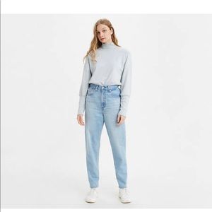 euc levi’s high loose taper jeans size 24